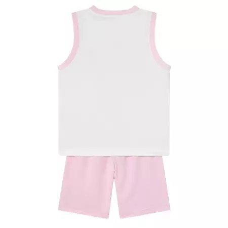 Jordan Infants HBR DNA Muscle Tank and Short "Pink Foam-White"