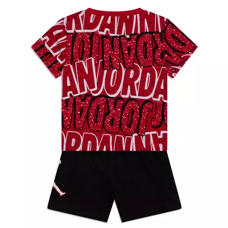 Jordan Infants JDB Play AOP Tee Short Set "Black"