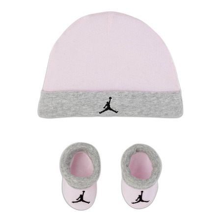 Jordan Infants Jumpman Basic Hat And Bootie Combo 2pc "Pink-Grey"