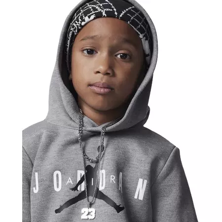 Jordan Infants Jumpman Sustainable Pullover Hood and Joggers Set "Carbon"