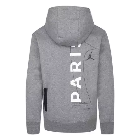 Jordan Kids Paris Saint-Germain French Terry Pullover Hoodie "Carbon"