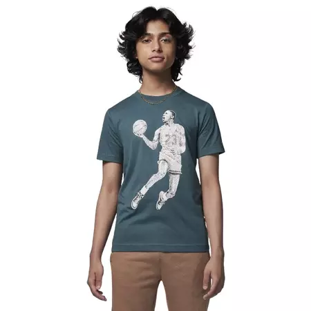 Jordan Kids Air JBD Dots Tee "Oxidized Green"