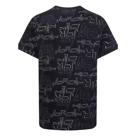 Jordan Kids Air JDB Clear Lane AOP Logo T-shirt "Black"