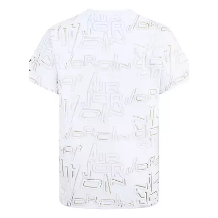 Jordan Kids Air JDB Clear Lane AOP Logo T-shirt "White"