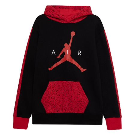 Jordan Infants Air Speckle Fleece Pullover Hoodie "Gym Red"