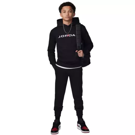 Sudadera Jordan Kids Baseline Pullover Hoodie "Black"