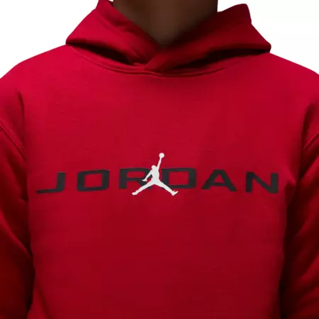 Sudadera Jordan Kids Baseline Pullover Hoodie "Gym Red"