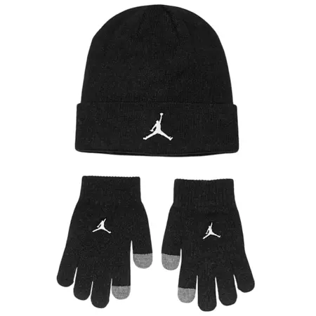 Set Gorro + Guantes Jordan Kids Essential 2Piece "Black"