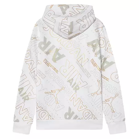 Jordan Kids Holiday Shine Air AOP Hoodie "Gold"