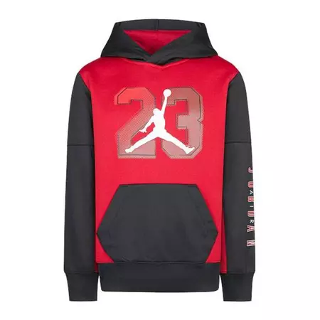Jordan Kids Jumpman 23 Pollover Hoodie "Gym Red"
