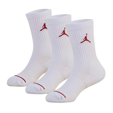 Jordan Kids Jumpman Crew Socks 3 Pair "White"
