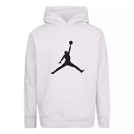Jordan Kids Jumpman Logo Pullover Hoodie "White"