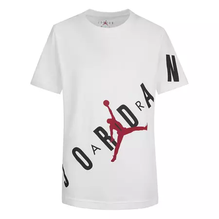 Jordan Kids Jumpman Stretch Graphic Tee "White"