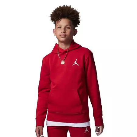 Jordan Kids MJ Essentials Pullover Hoodie "Gym Red"