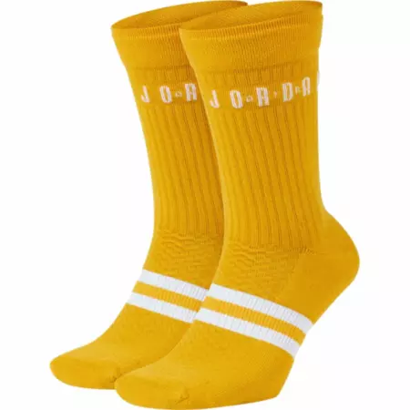 Jordan Legacy Crew Socks "Dark Sulfur"
