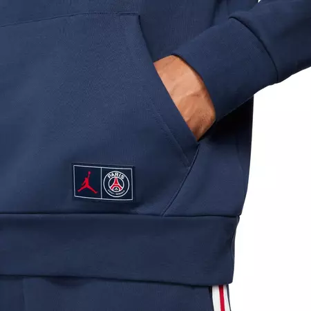 Jordan Paris Saint-Germain Men's Fleece Pullover Hoodie "Navy"
