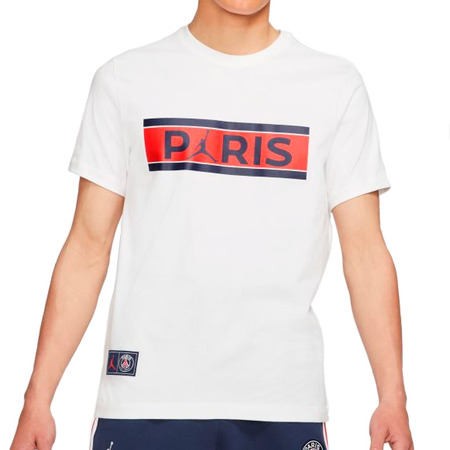Jordan Paris Saint-Germain Wordmark T-Shirt "White"