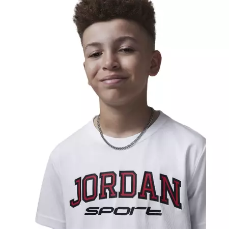 Jordan Kids Sport Dri-Fit Tee "White"