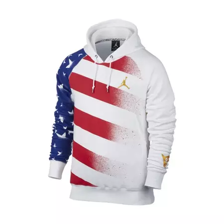 Jordan Sudadera AJ 7 Stars and Stripes "USA" (100/white/gold)