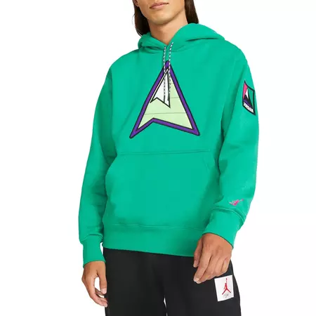 Jordan Winter Utility Mountainside Fleece Hoodie "Neptune Green"