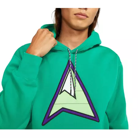 Jordan Winter Utility Mountainside Fleece Hoodie "Neptune Green"
