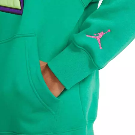 Jordan Winter Utility Mountainside Fleece Hoodie "Neptune Green"