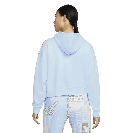 Jordan Women's Fleece Allover Printed Hoodie "Celestine Blue"