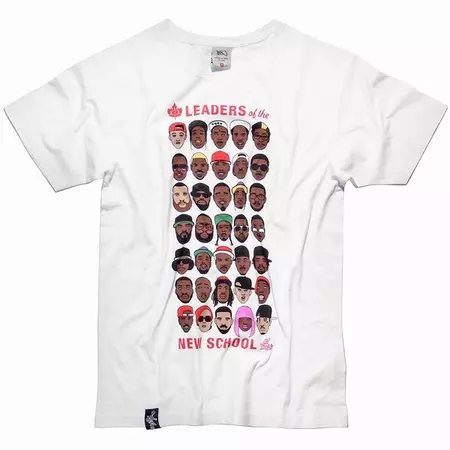 K1X Camiseta It Leader Of The New School Rappers (blanco)