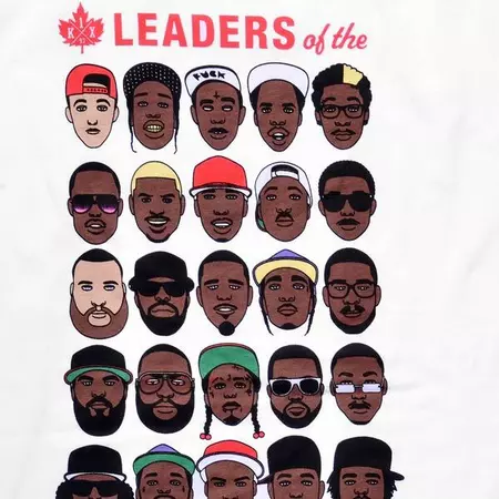 K1X Camiseta It Leader Of The New School Rappers (blanco)