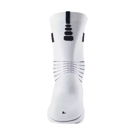 LeBron Elite Versatility Crew Sock (100/white/black)