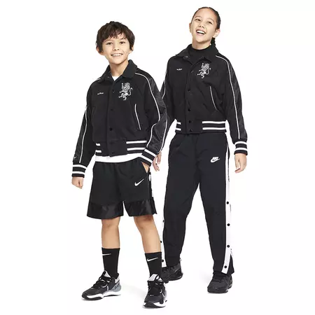 LeBron Kids' Basketball Jacket "Black"
