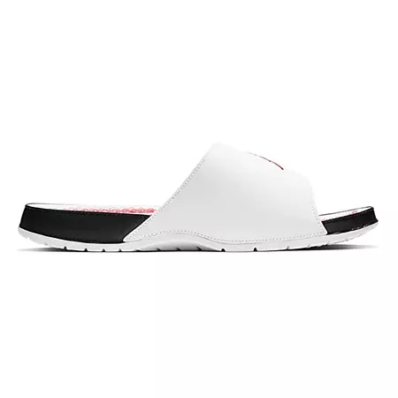 Jordan Hydro V Retro Slide "WhiteRed"