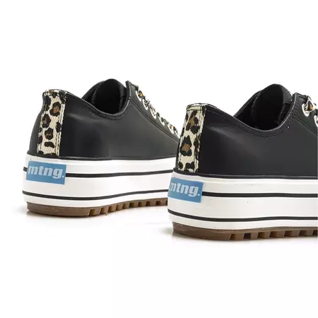 Mustang Sneakers "BIGGER T LOW - Black"