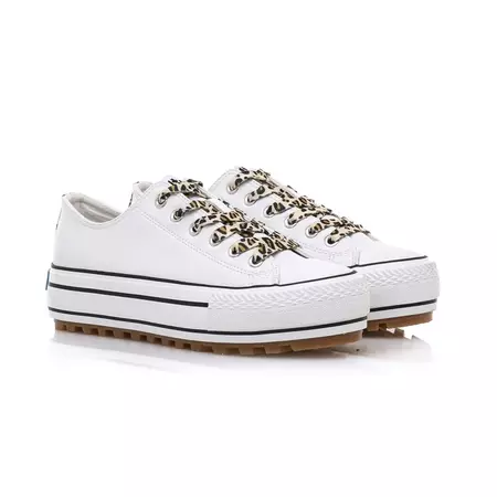 Mustang Sneakers "BIGGER T LOW - White"
