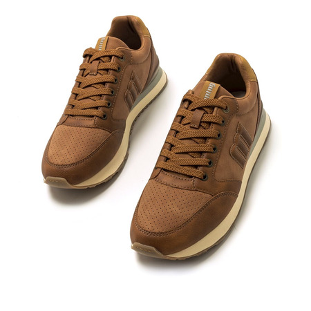 Mustang Sneakers Porland Classic "Brown Leather"