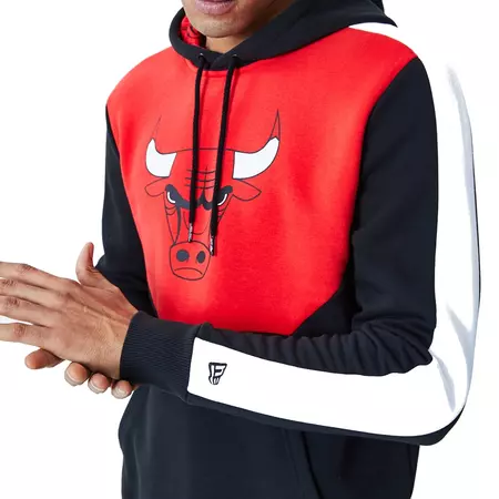 NBA Colour Block Chicago Bulls Hoody