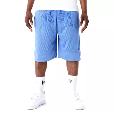 New Era Arch Logo Mesh Shorts "Blue"