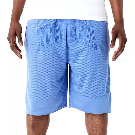 New Era Arch Logo Mesh Shorts "Blue"