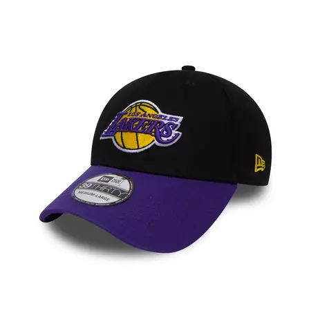New Era Black Base Los Angeles Lakers 39THIRTY