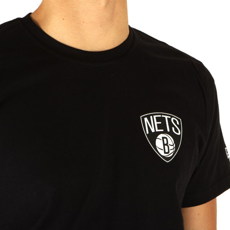 New Era Brooklyn Nets BLK Tip Off Chest N Back Tee