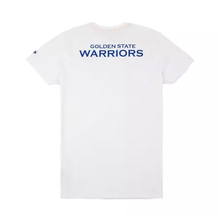 New Era Golden State Warriors WHI Tip Off Chest N Back Tee