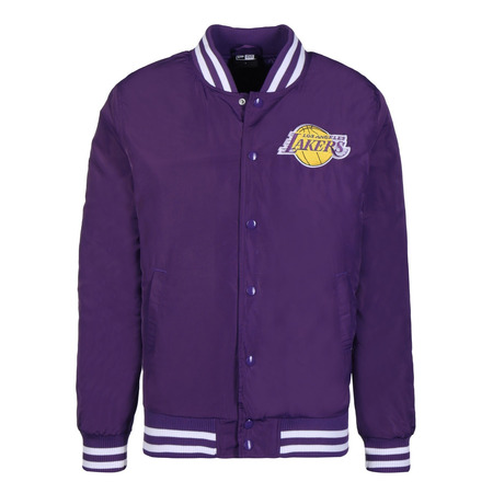 New Era Los Angeles Lakers NBA Team Bomber Jacket (Purple)