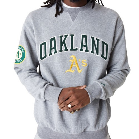 New Era MLB Oakland Athletics Large Logo Crew Neck Sweatshirt