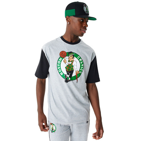New Era NBA Boston Celtics Colour Block Oversized T-Shirt