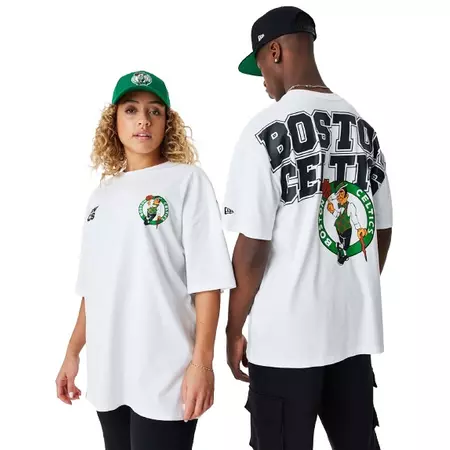 New Era NBA Boston Celtics Large Graphic Oversized T-Shirt