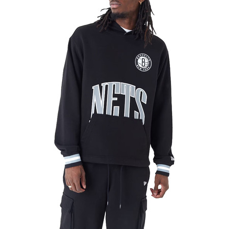 New Era NBA Brooklyn Nets Arch Graphic Oversized Pullover Hoodie