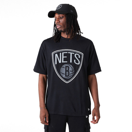 New Era NBA Brooklyn Nets Outline Mesh Oversized Tee