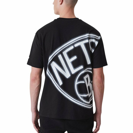 New Era NBA Brooklyn Nets Oversize BP Logo Neon Tee