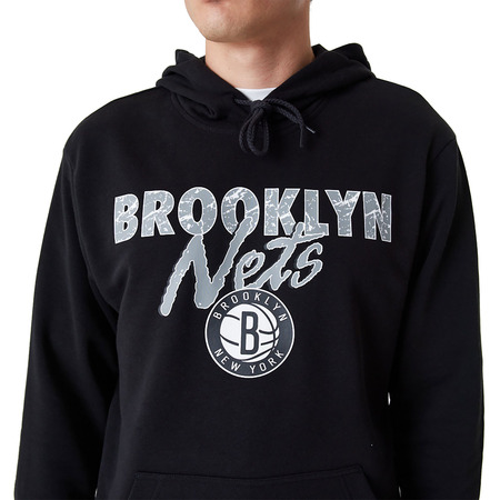 New Era NBA Brooklyn Nets Team Script Hoodie