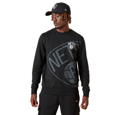 New Era NBA Brooklyn Nets Washed Graphic Sweatshirt